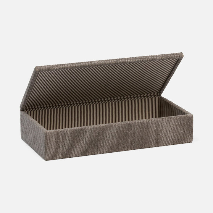Blarney, Light Gray, Box, Large, Cotton Jute, Pack/2