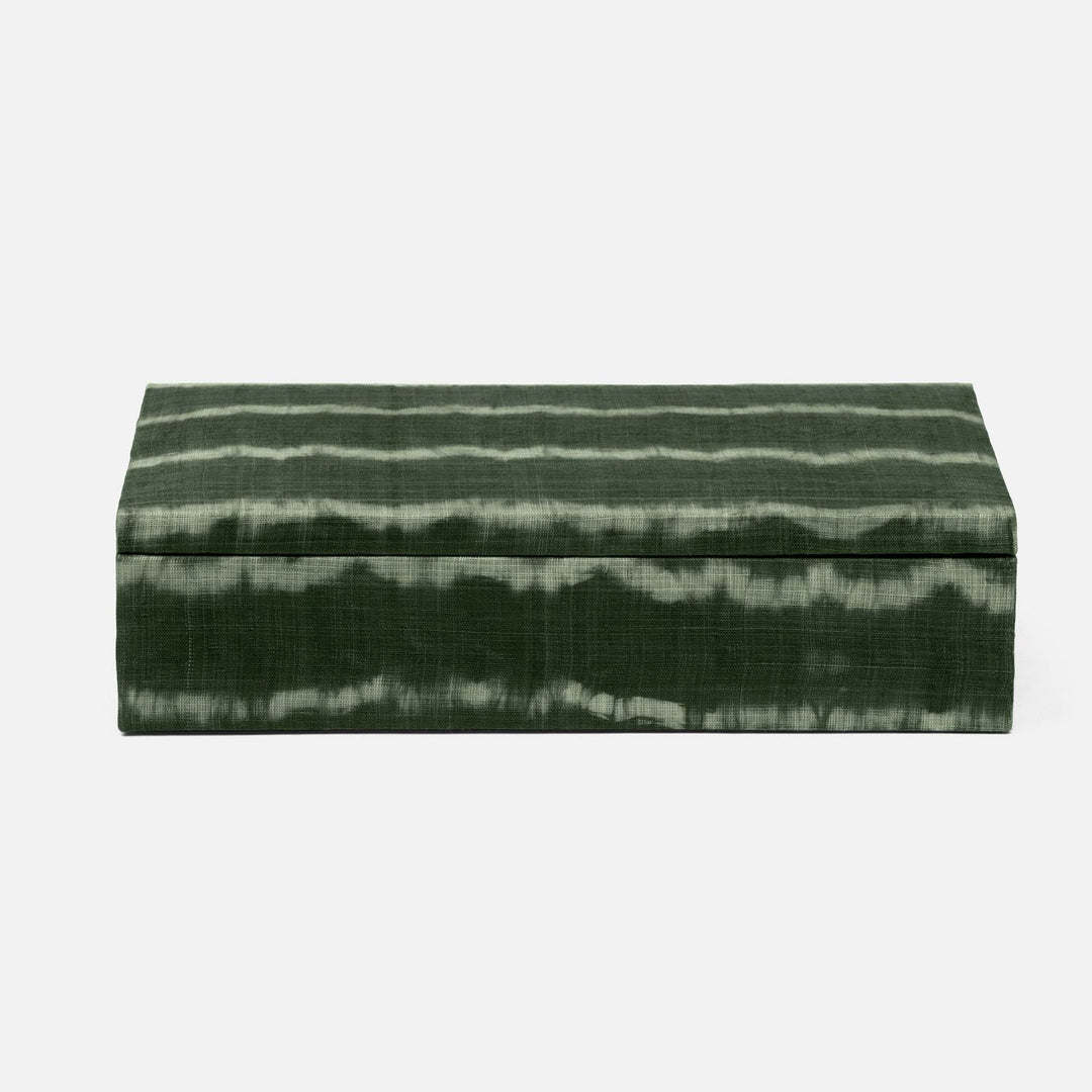 Maili, Green Tie Dye, Box, Large, Abaca