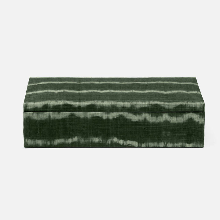 Maili, Green Tie Dye, Box, Large, Abaca