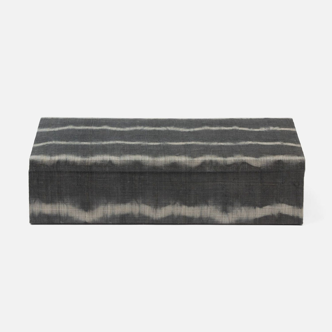 Maili, Gray Tie Dye, Box, Large, Abaca