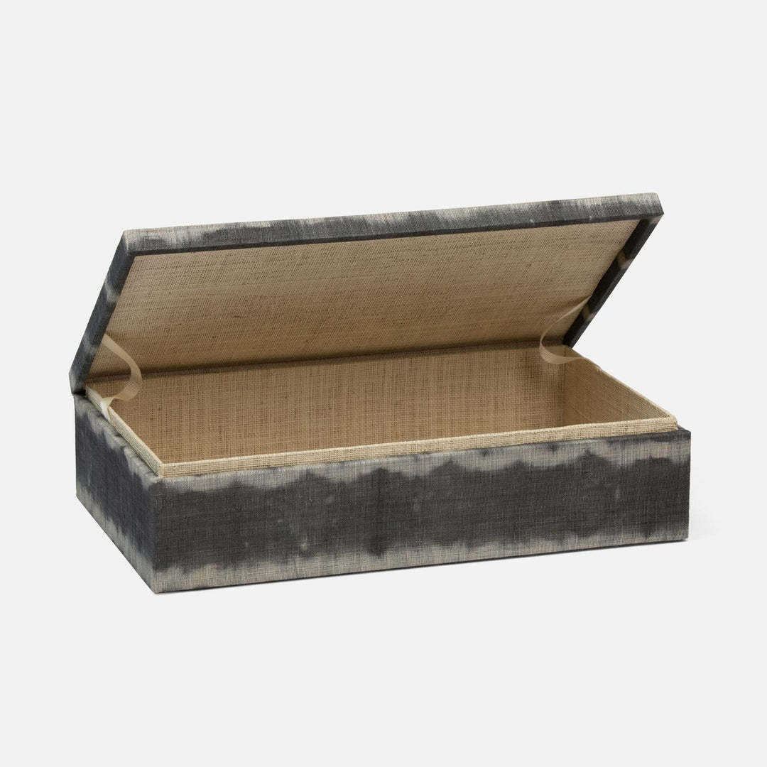 Maili, Gray Tie Dye, Box, Large, Abaca