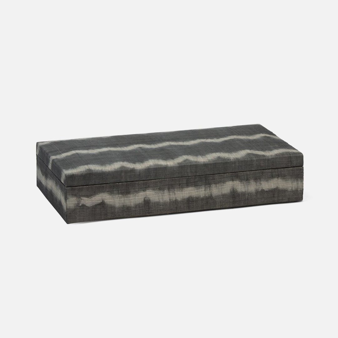 Maili, Gray Tie Dye, Box, Small, Abaca