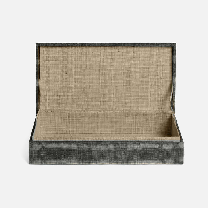 Maili, Gray Tie Dye, Box, Small, Abaca
