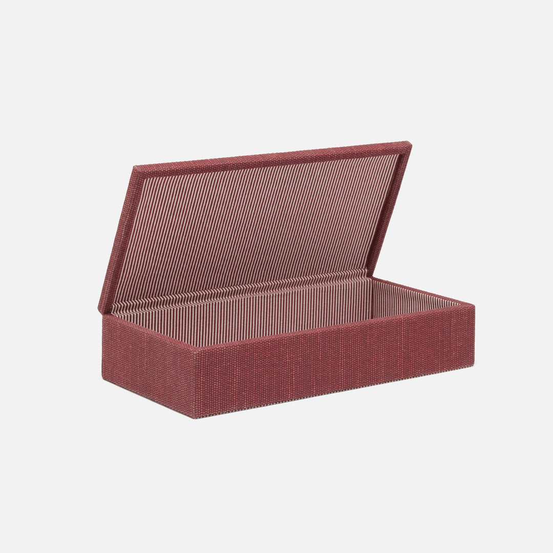 Blarney, Burgundy, Box, Large, Cotton Jute, Pack/2