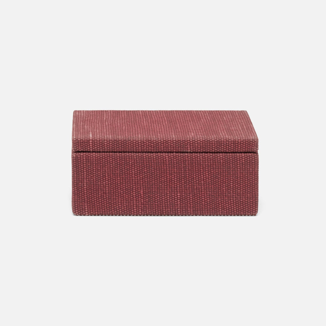 Blarney, Burgundy, Box, Medium, Cotton Jute, Pack/2