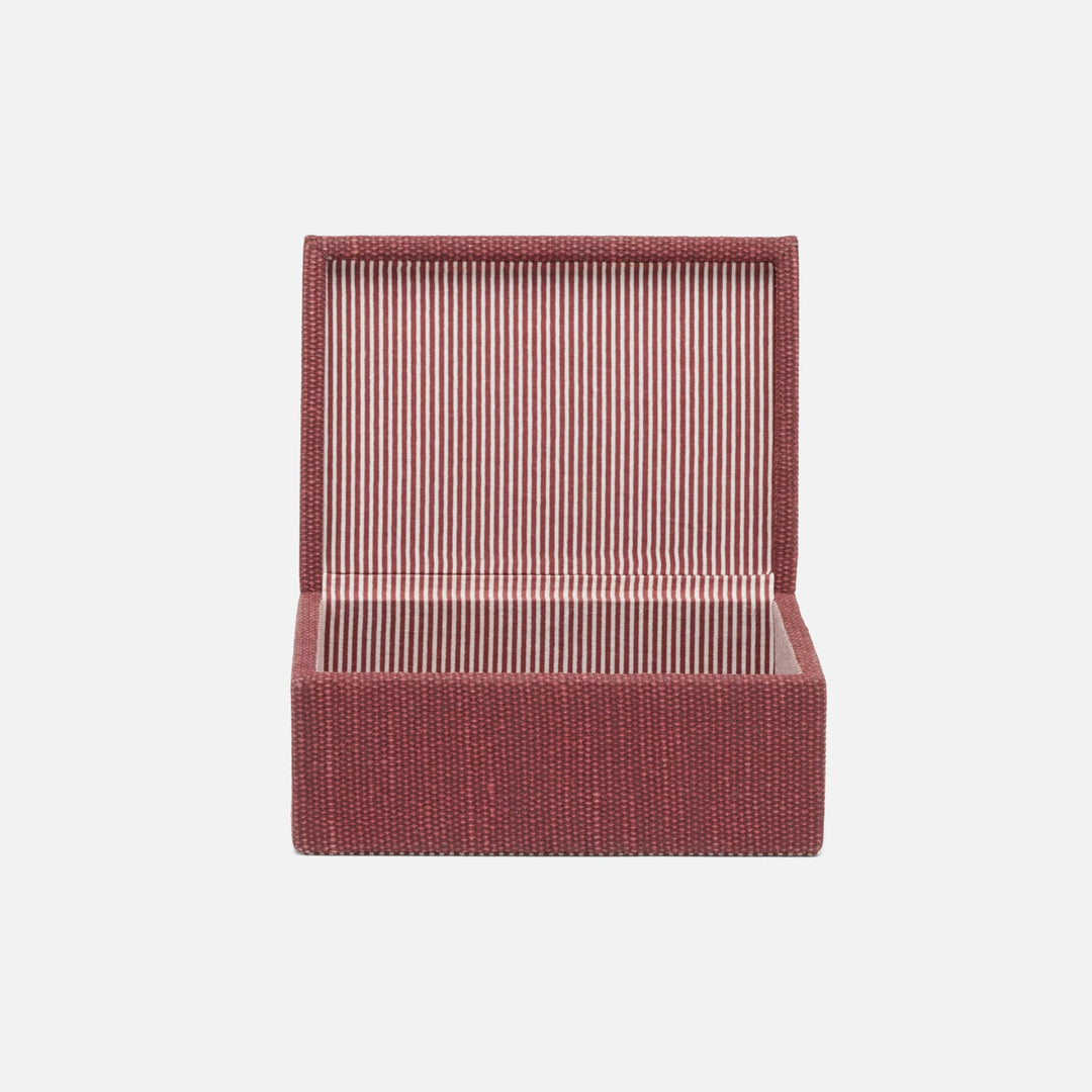 Blarney, Burgundy, Box, Medium, Cotton Jute, Pack/2