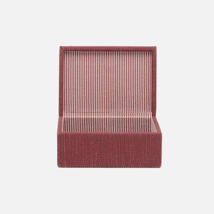 Blarney, Burgundy, Box, Medium, Cotton Jute, Pack/2