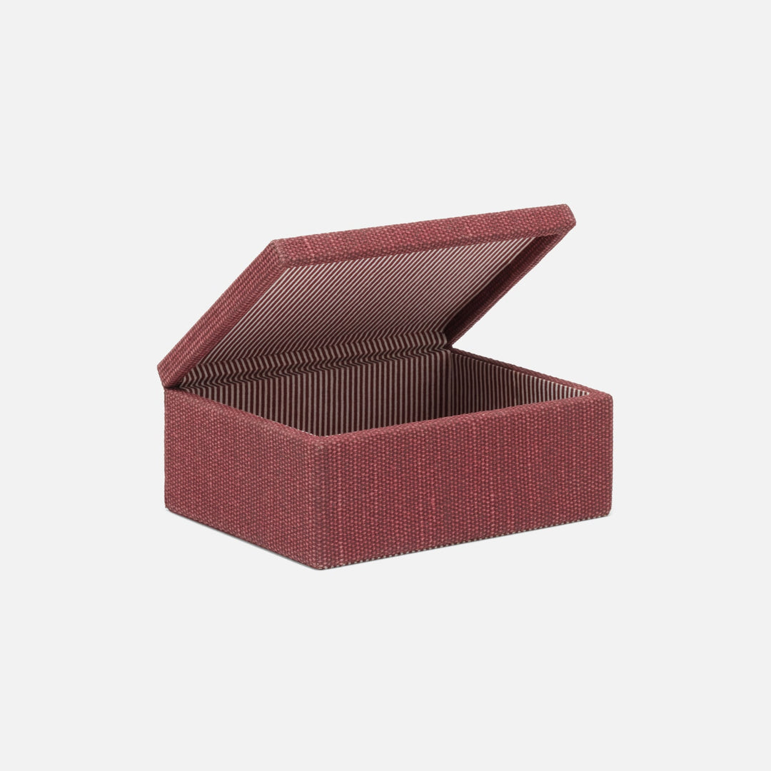 Blarney, Burgundy, Box, Medium, Cotton Jute, Pack/2