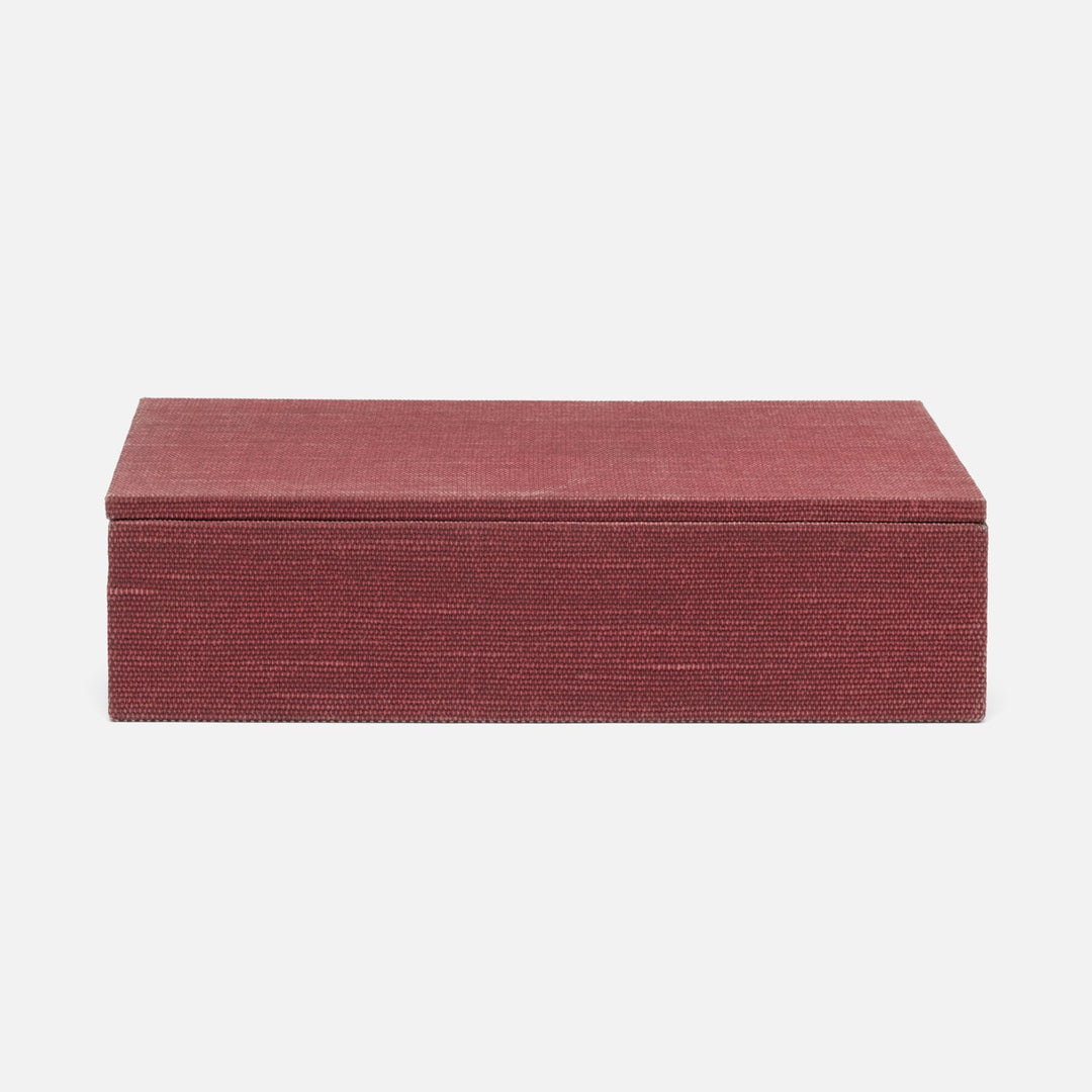 Blarney, Burgundy, Box, Xlarge, Cotton Jute, Pack/2