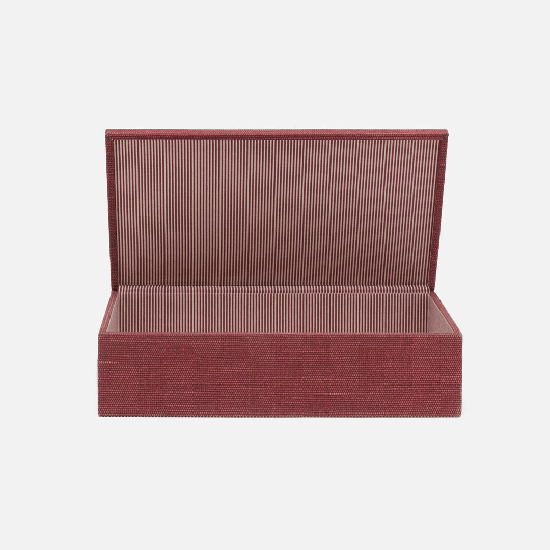Blarney, Burgundy, Box, Xlarge, Cotton Jute, Pack/2