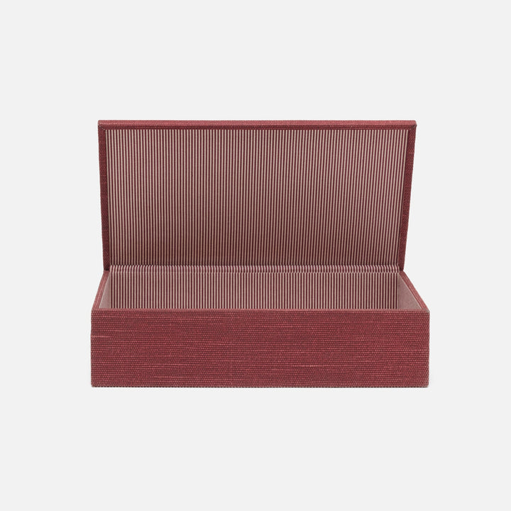 Blarney, Burgundy, Box, Xlarge, Cotton Jute, Pack/2
