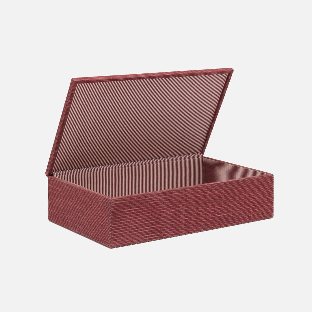Blarney, Burgundy, Box, Xlarge, Cotton Jute, Pack/2