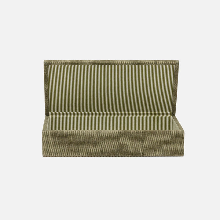 Blarney, Dark Green, Box, Large, Cotton Jute, Pack/2