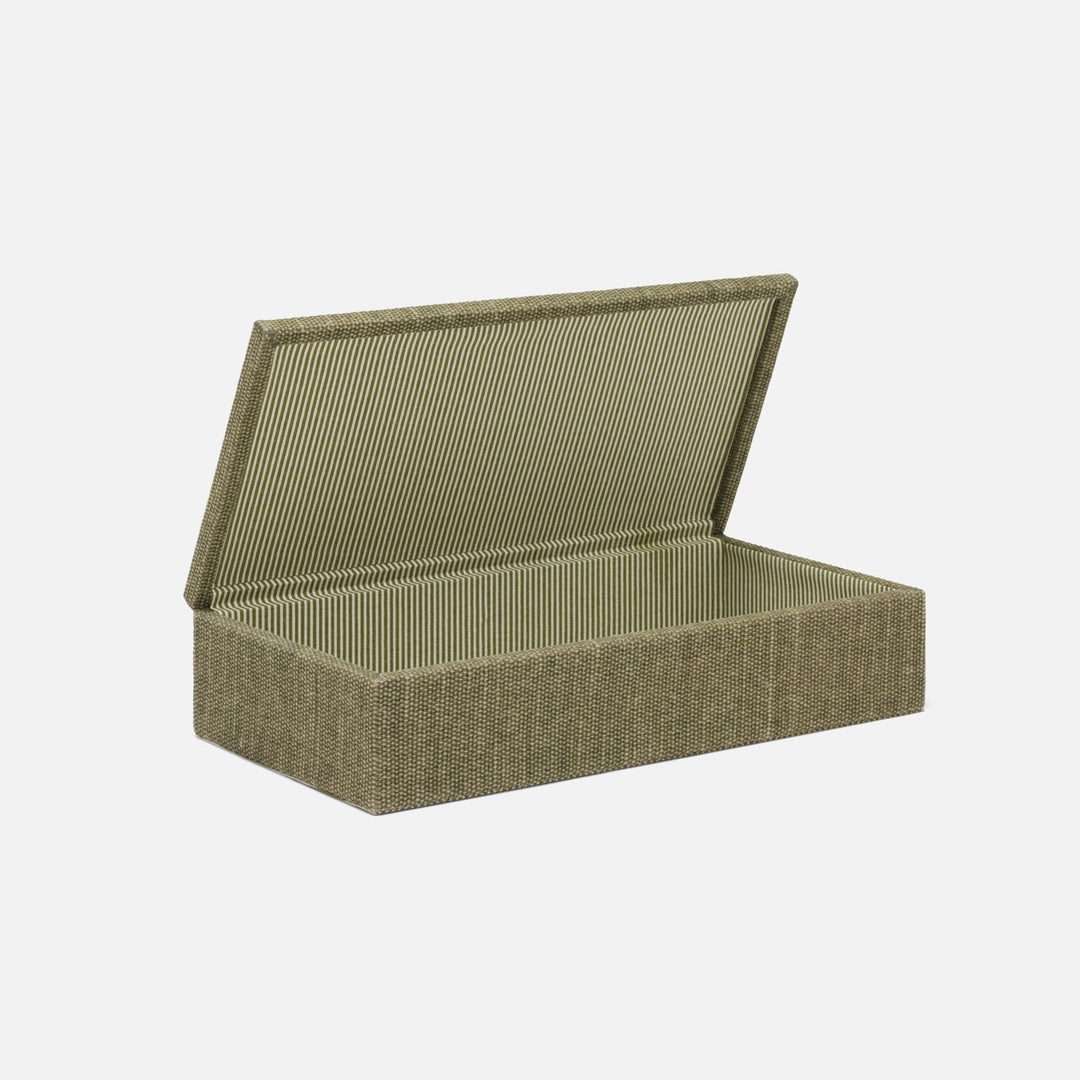 Blarney, Dark Green, Box, Large, Cotton Jute, Pack/2