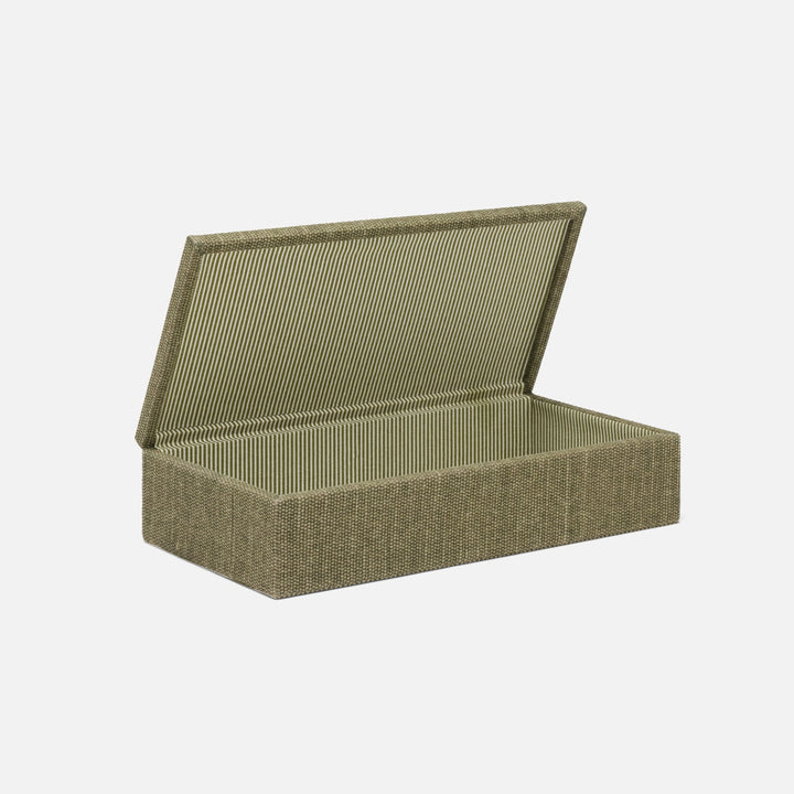 Blarney, Dark Green, Box, Large, Cotton Jute, Pack/2