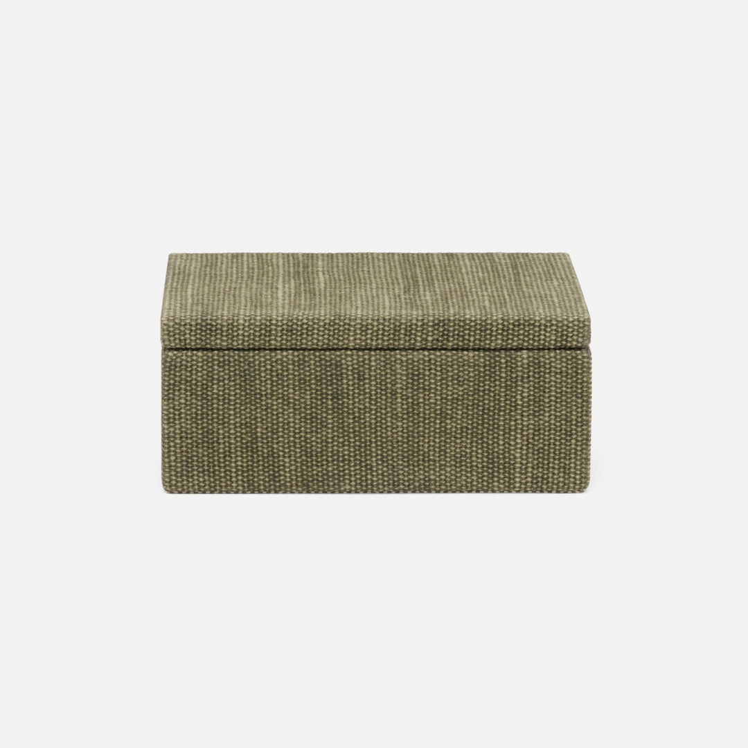 Blarney, Dark Green, Box, Medium, Cotton Jute, Pack/2