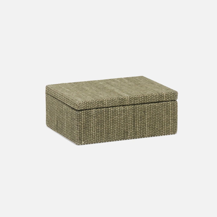 Blarney, Dark Green, Box, Small, Cotton Jute, Pack/2