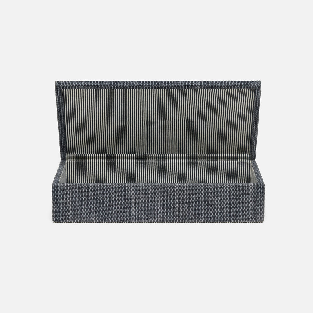 Blarney, Slate Blue, Box, Large, Cotton Jute, Pack/2
