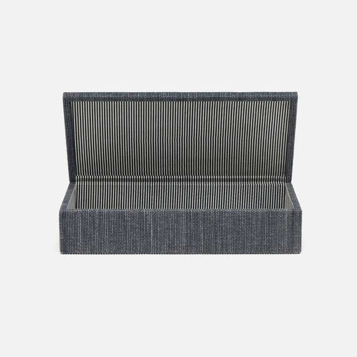 Blarney, Slate Blue, Box, Large, Cotton Jute, Pack/2