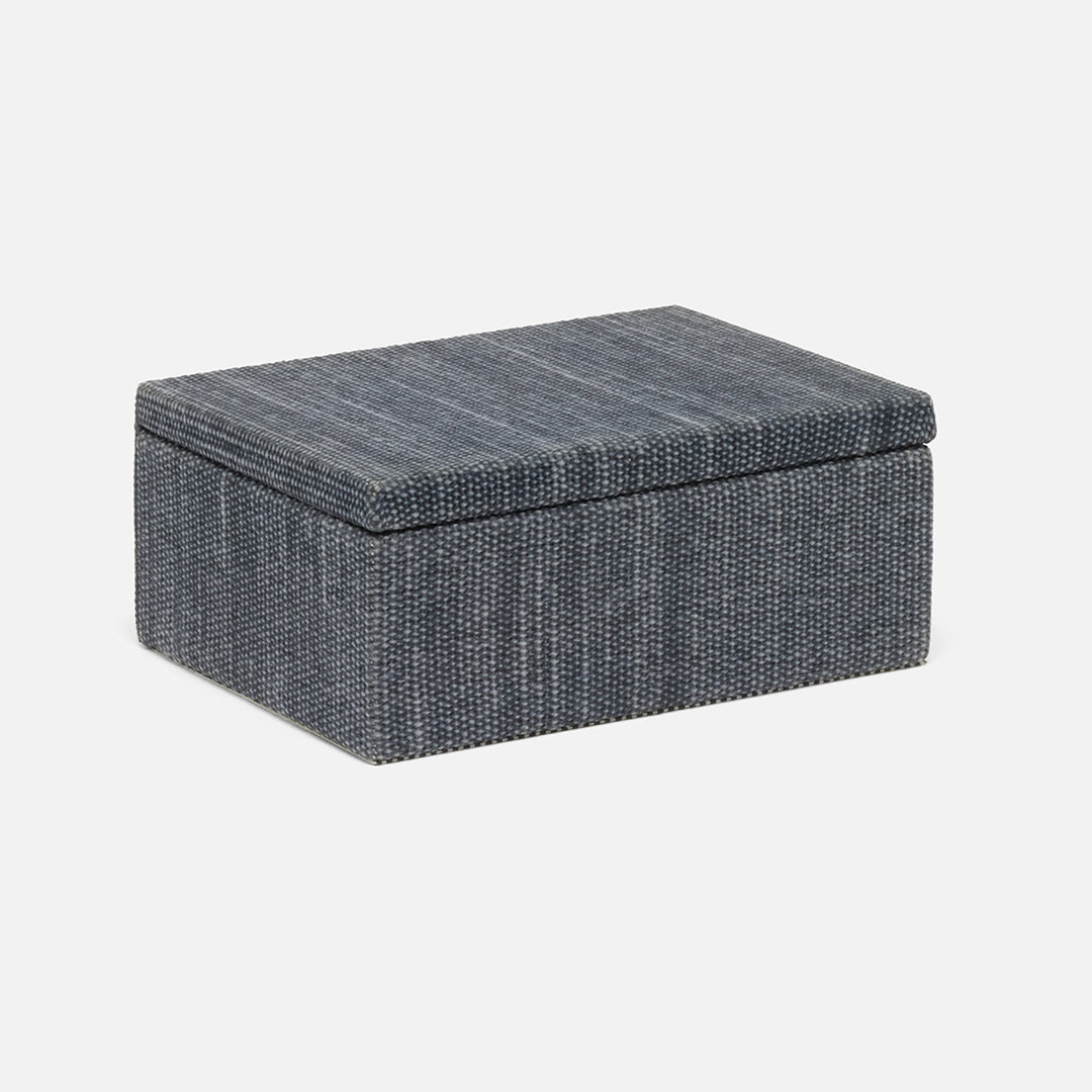 Blarney, Slate Blue, Box, Medium, Cotton Jute, Pack/2