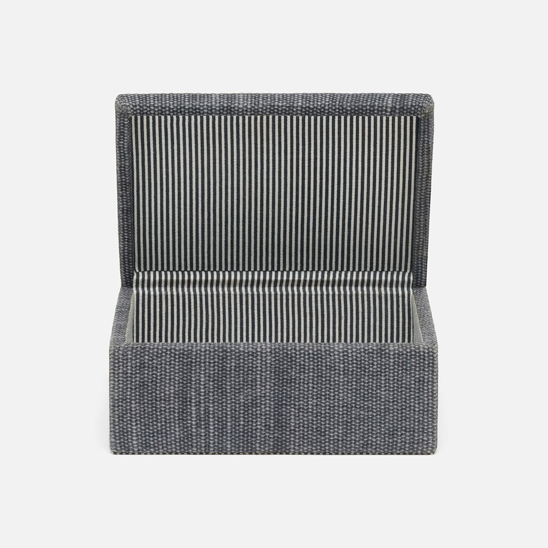 Blarney, Slate Blue, Box, Medium, Cotton Jute, Pack/2