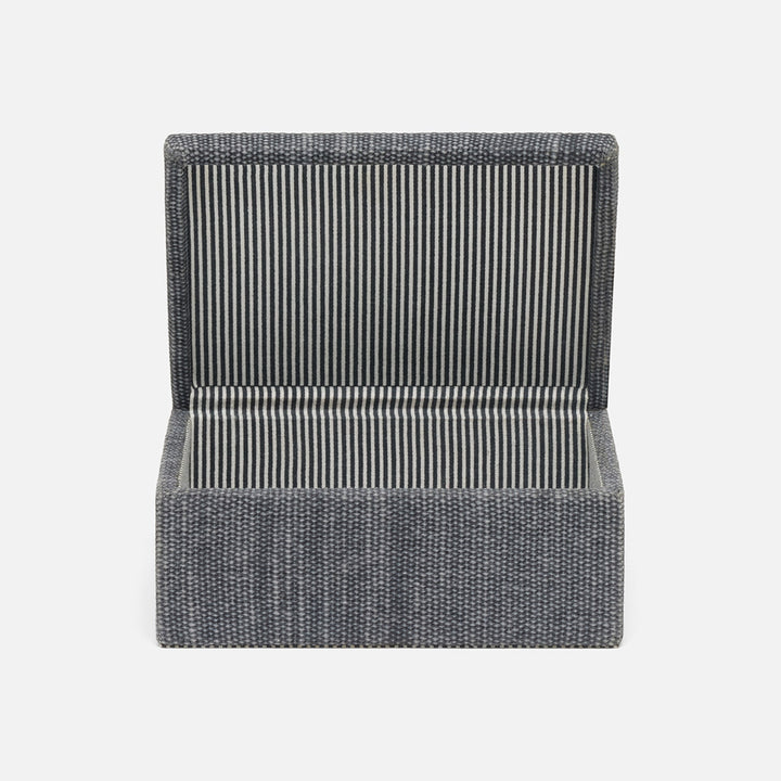 Blarney, Slate Blue, Box, Medium, Cotton Jute, Pack/2
