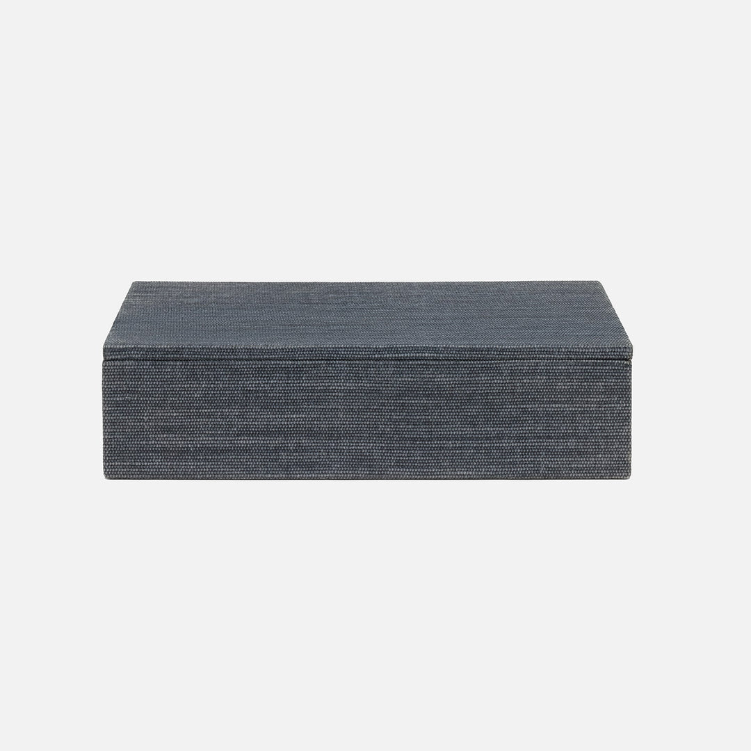 Blarney, Slate Blue, Box, Xlarge, Cotton Jute, Pack/2