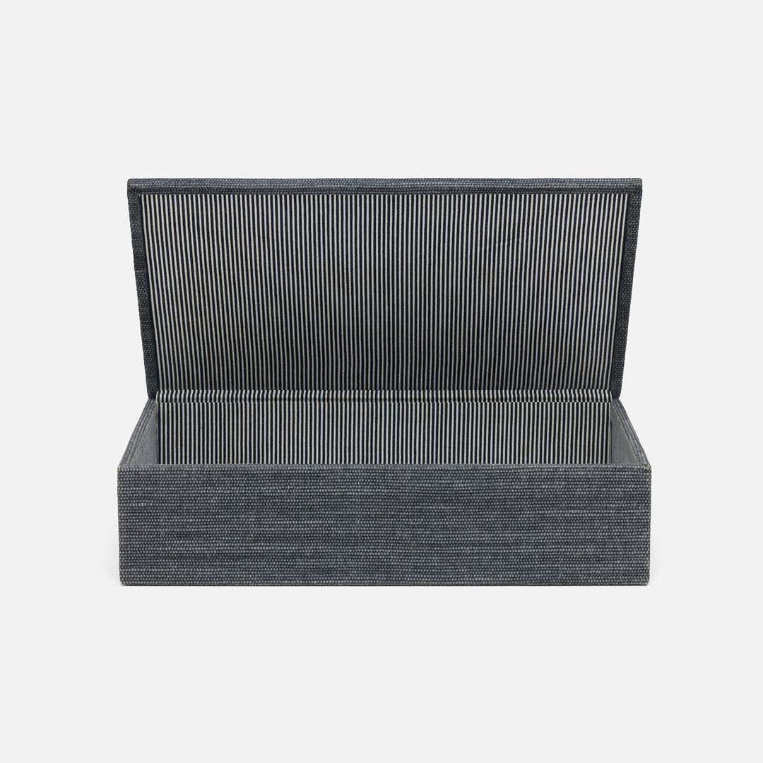 Blarney, Slate Blue, Box, Xlarge, Cotton Jute, Pack/2