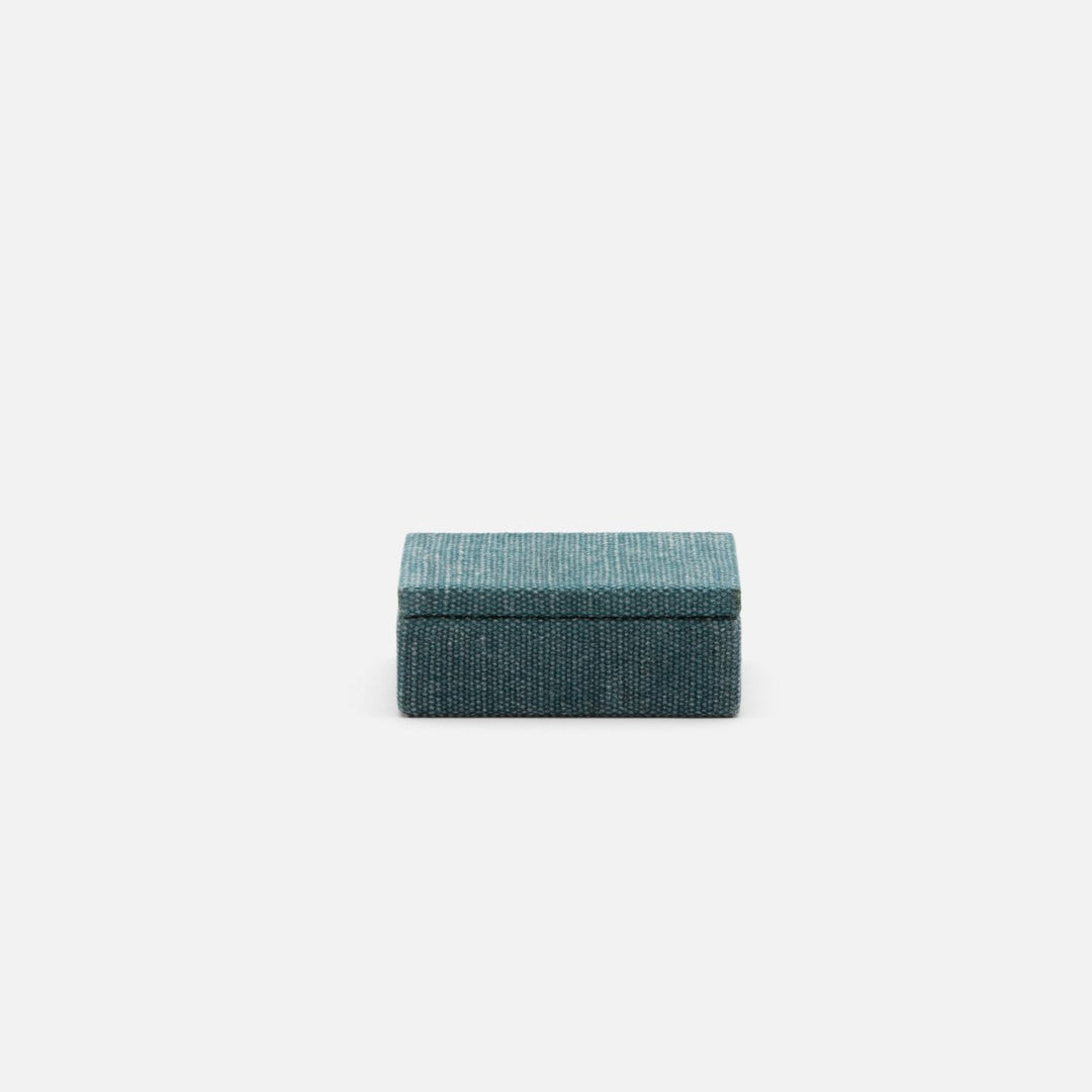 Blarney, Teal, Box, Small, Cotton Jute, Pack/2