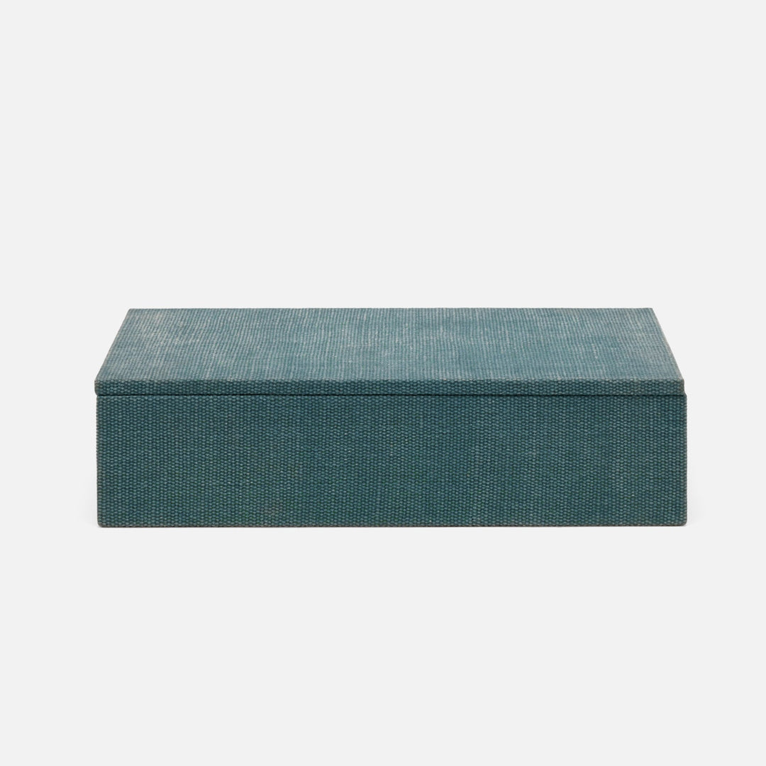 Blarney, Teal, Box, Xlarge, Cotton Jute, Pack/2