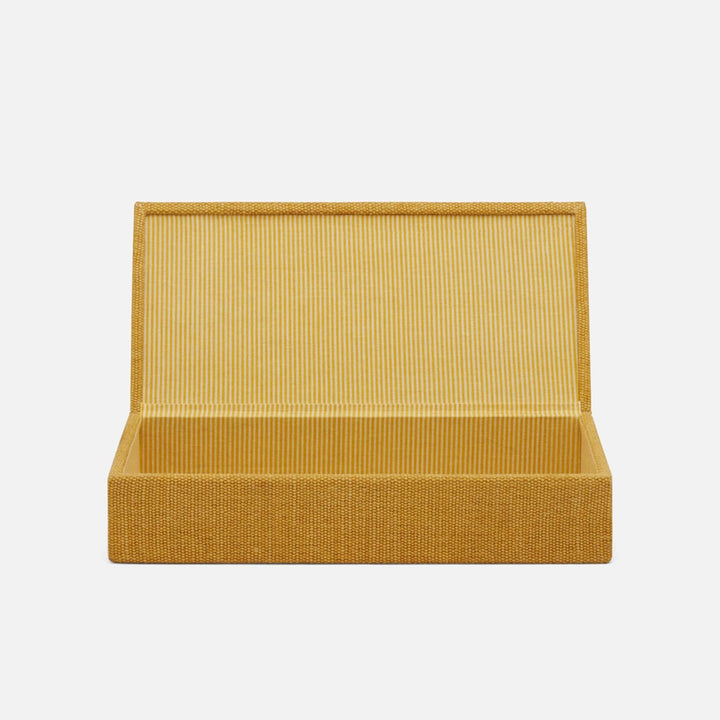 Blarney, Dark Yellow, Box, Large, Cotton Jute, Pack/2