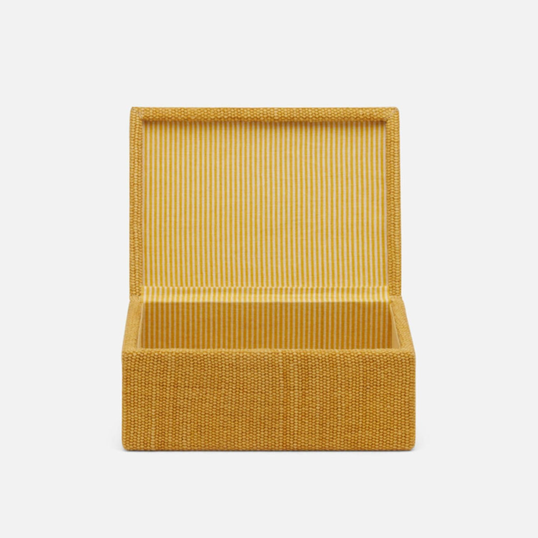 Blarney, Dark Yellow, Box, Medium, Cotton Jute, Pack/2