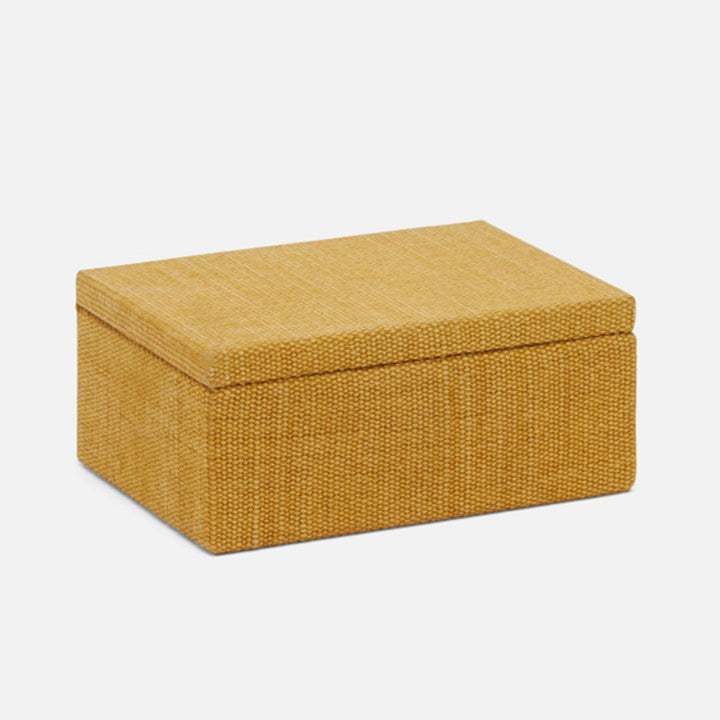 Blarney, Dark Yellow, Box, Medium, Cotton Jute, Pack/2