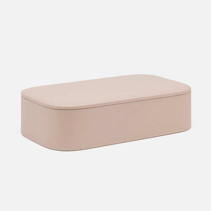 Dozza, Dusty Rose, Accent Box, Xlarge, Full-Grain Leather, Pack/2