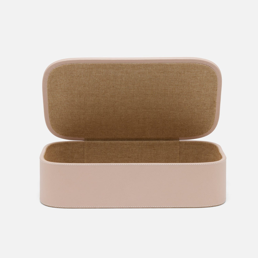 Dozza, Dusty Rose, Accent Box, Xlarge, Full-Grain Leather, Pack/2