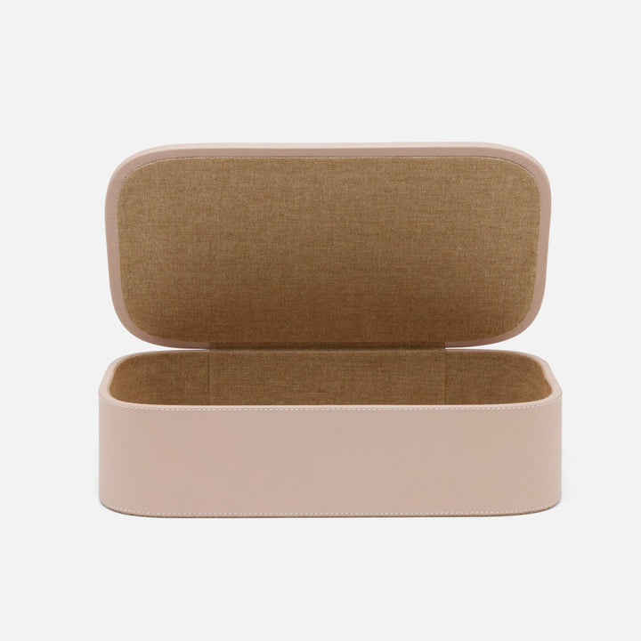 Dozza, Dusty Rose, Accent Box, Xlarge, Full-Grain Leather, Pack/2