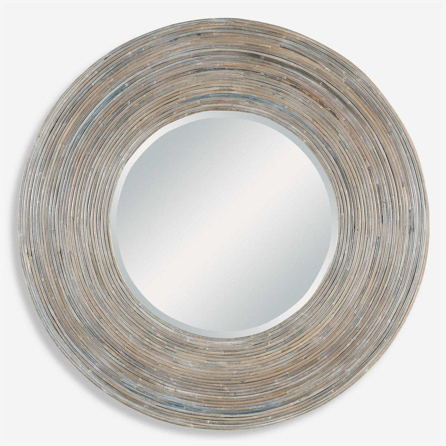 Vortex Round Mirror - White Washed-Uttermost-UTTM-08173-Mirrors-1-France and Son