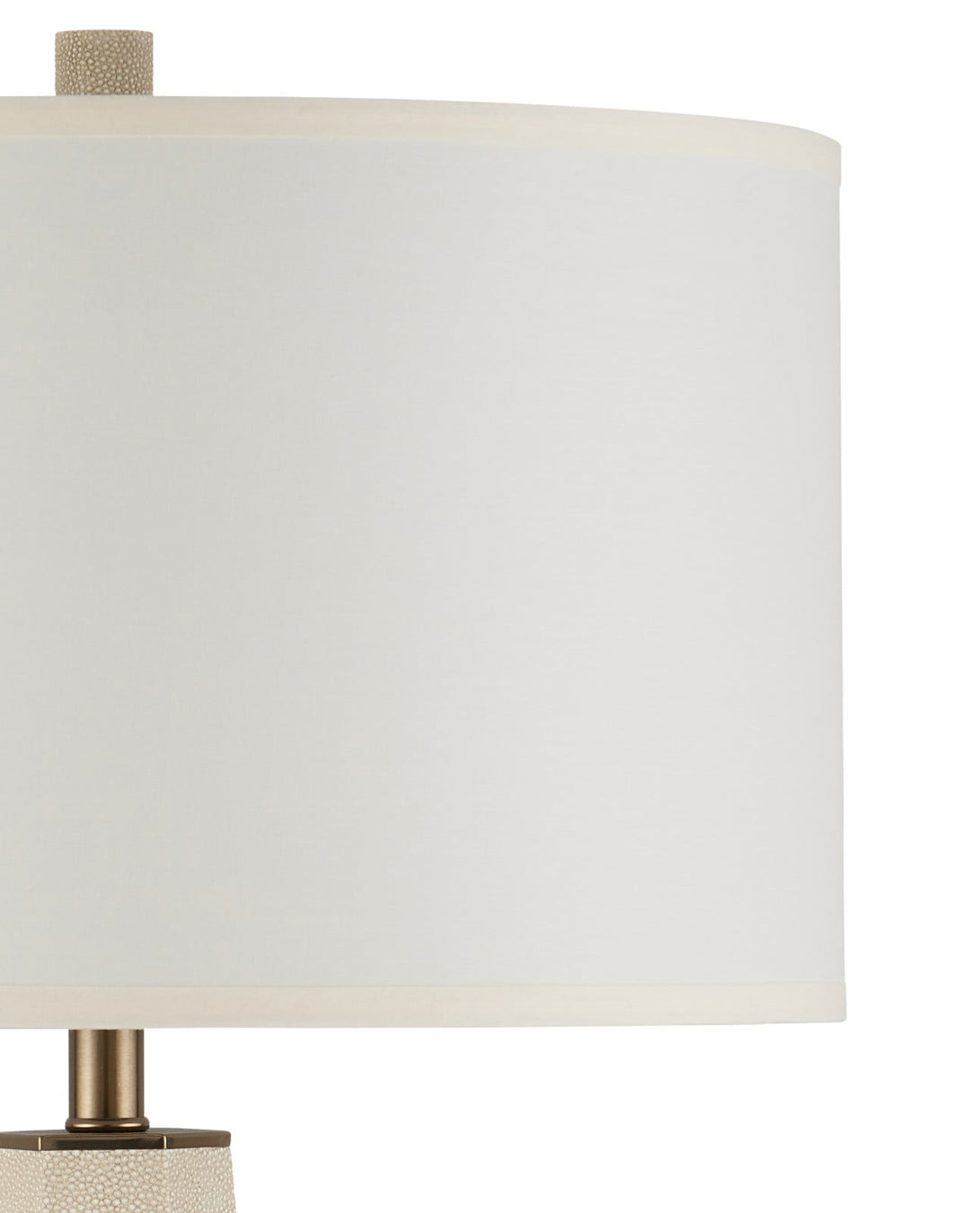 Table Lamps Galuchat Ivory Tapered Table Lamp