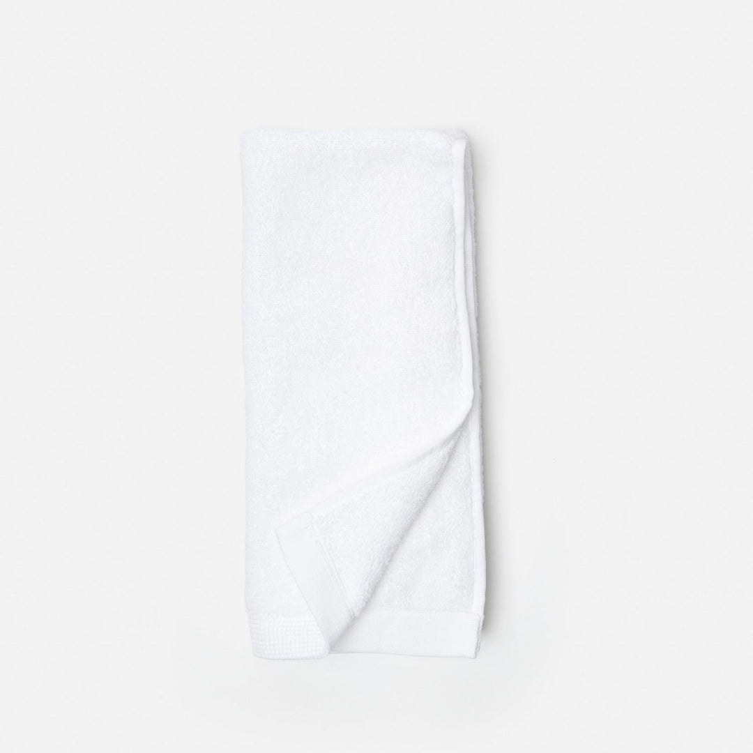 Geneva, White Hand Towel, 30"Lx20"W, 100% Cotton, 650 Gsm