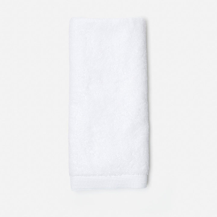 Geneva, White Hand Towel, 30"Lx20"W, 100% Cotton, 650 Gsm