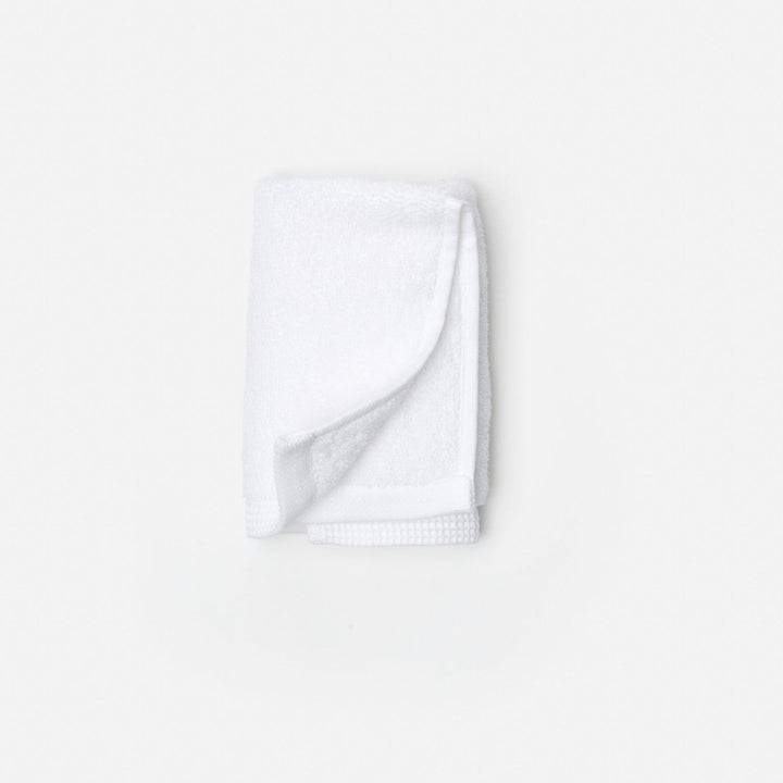 Geneva, White Wash Cloth, 12"Lx12"W, 100% Cotton, 650 Gsm