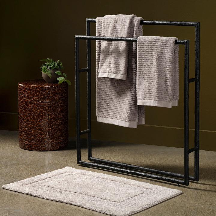 Venice, Gray Hand Towel, 30"Lx20"W, 100% Cotton, 650 Gsm