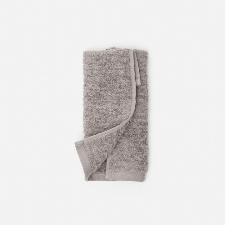 Venice, Gray Wash Cloth, 12"Lx12"W, 100% Cotton, 650 Gsm