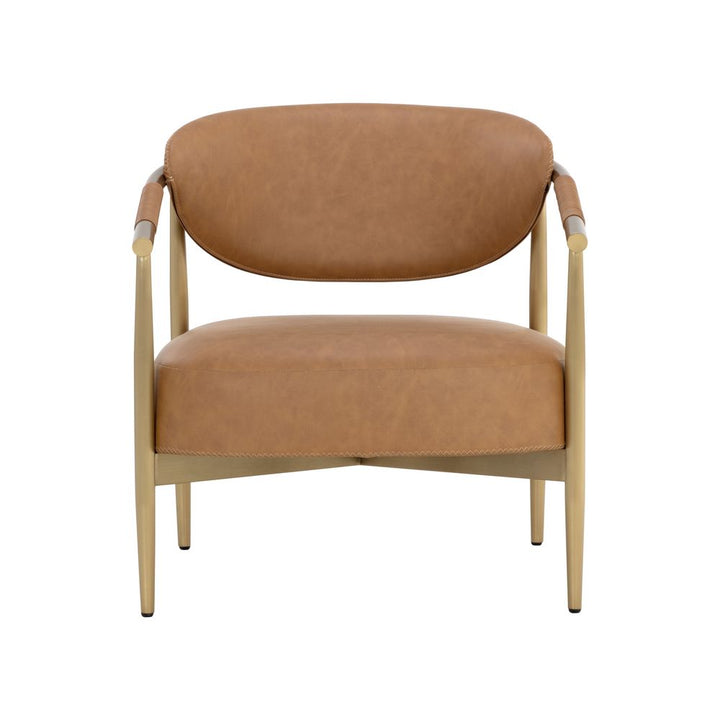 Lounge Chairs Heloise Lounge Chair - Milliken Cognac