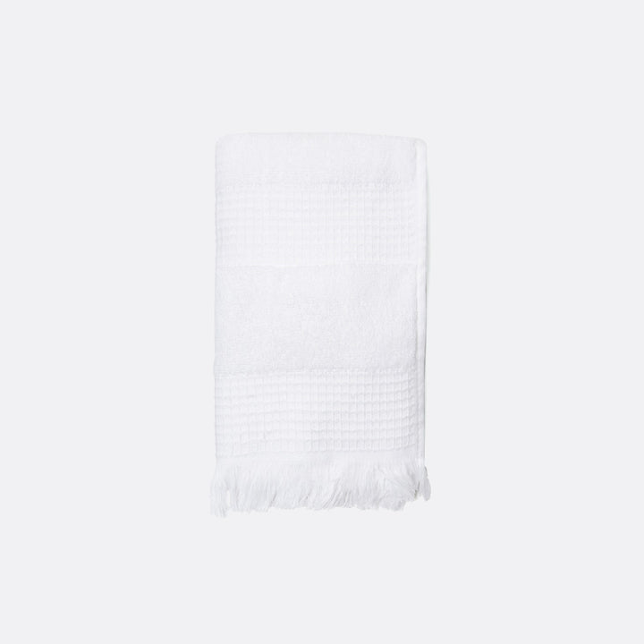 Annecy, White Guest Towel, 12"Lx20"W, 100% Cotton, 550 Gsm