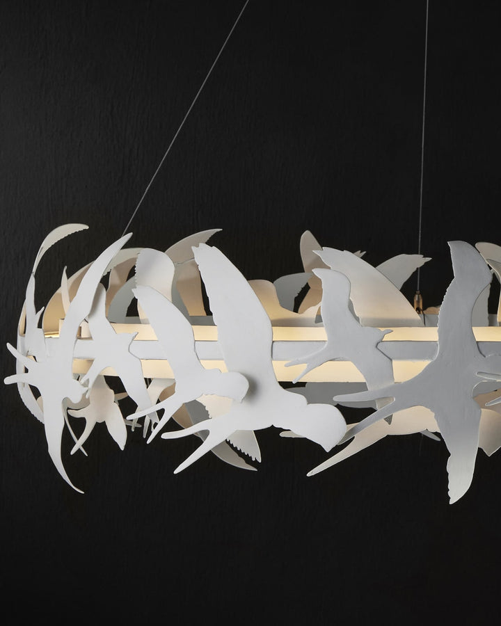 Chandeliers Tijereta White Chandelier