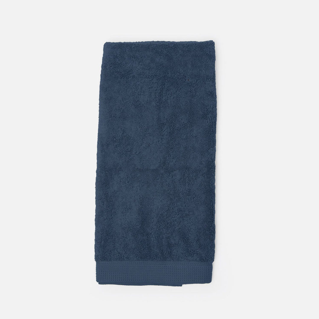 Geneva, Blue Hand Towel, 30"Lx20"W, 100% Cotton, 650 Gsm