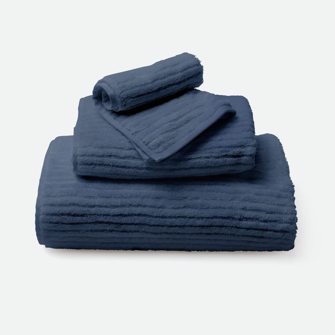 Venice, Blue Wash Cloth, 12"Lx12"W, 100% Cotton, 650 Gsm