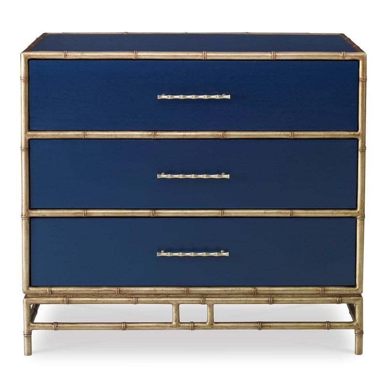 Chinoiserie Chest - Cadet Blue-Ambella-AMBELLA-09175-830-021-Dressers-2-France and Son