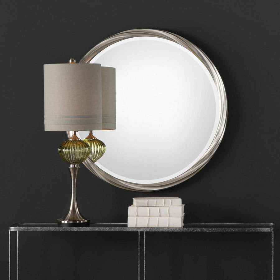 Uttermost Orion Silver Round Mirror-utt-UTTM-09278-Mirrors-1-France and Son